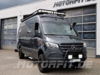 MB Sprinter Allrad Luftfahrwerk – Luftfahrwerk mit Rahmenverstärkung und Delta Felgen (Auflastung auf 4100 kg)