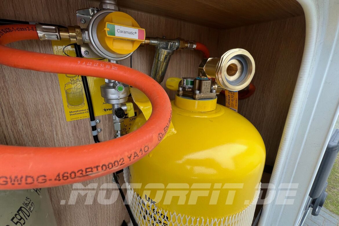 Befüllbare Gasflasche 6kg inkl. Direkt Fill und ACME Adapter