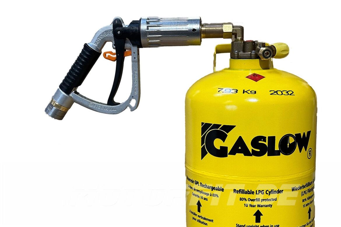 Befüllbare Gasflasche 6kg inkl. Direkt Fill und ACME Adapter