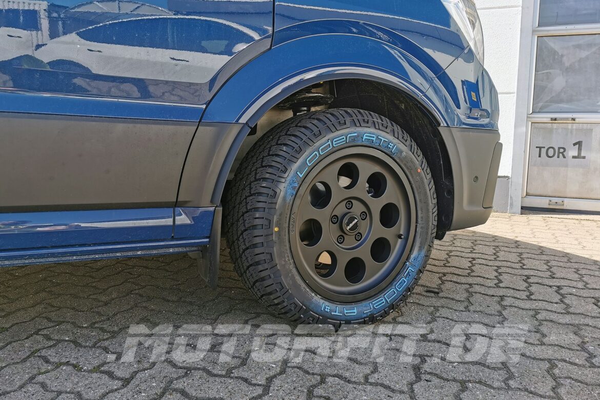 VW Grand California auf Wunsch auch mit Delta Felgen