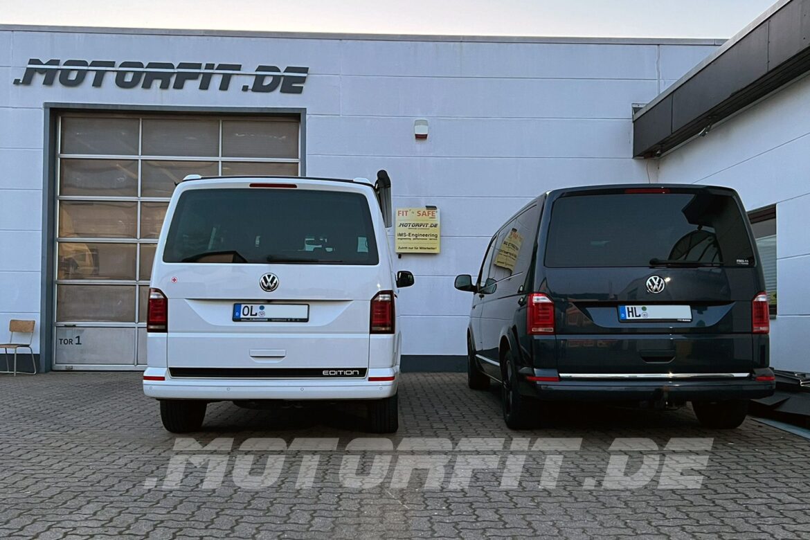 Volkswagen T5 T6 T6.1 Höherlegungs-Fahrwerk mit Auflastung
