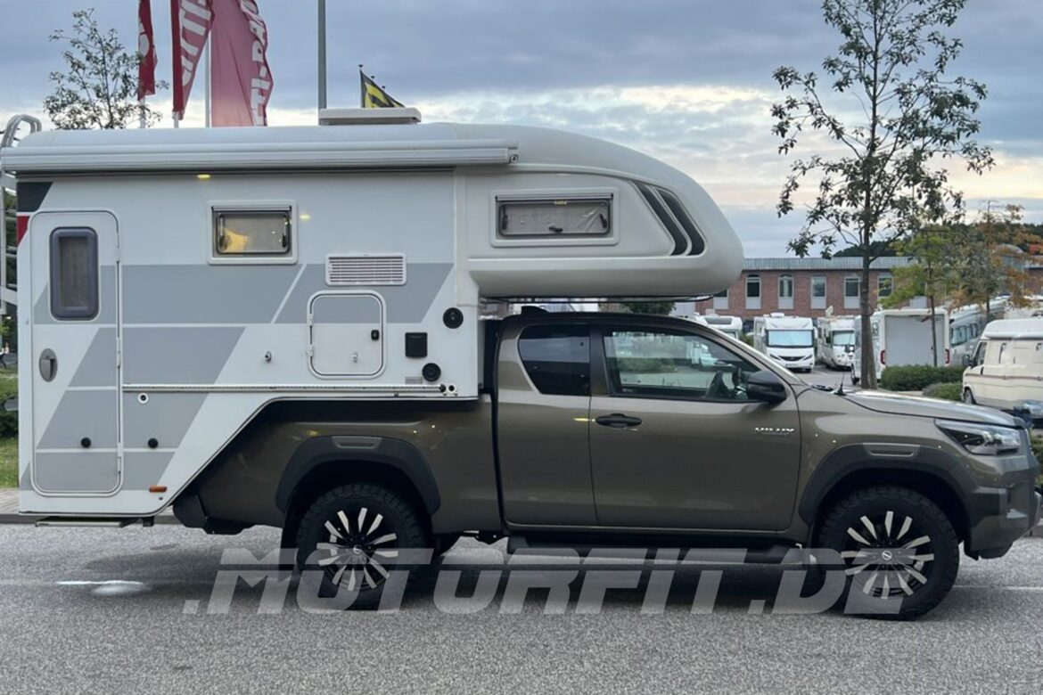 Luftfederung für Toyota Hilux + Auflastung für Einsatz mit Wohnkabine