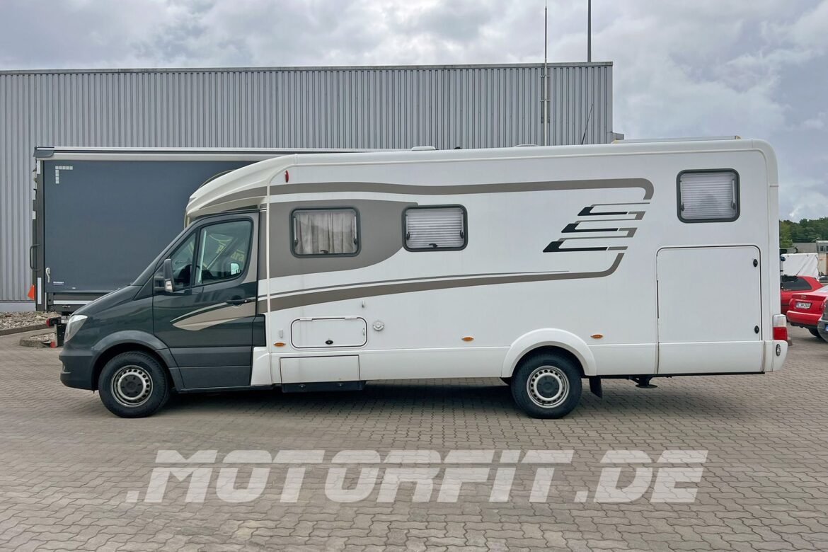 Höherlegung Hymer ML680 (MB Sprinter) mit Luftfederung Semi-Air