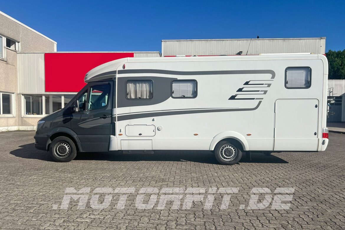 Höherlegung Hymer ML680 (MB Sprinter) mit Luftfederung Semi-Air
