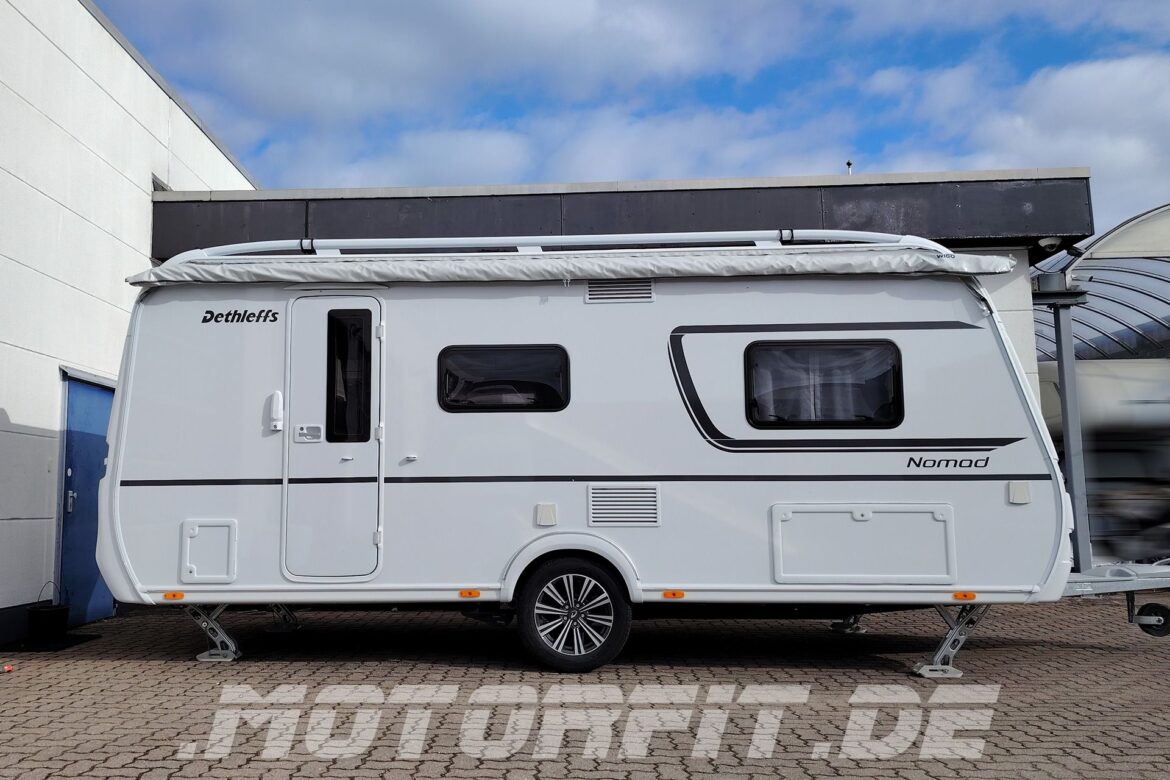 Hubstützanlage für Dethleffs Nomad Wohnwagen