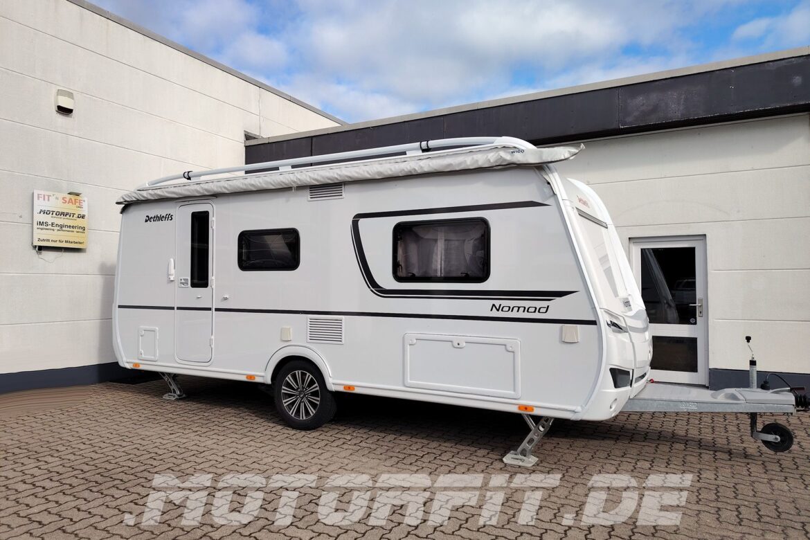 Hubstützanlage für Dethleffs Nomad Wohnwagen