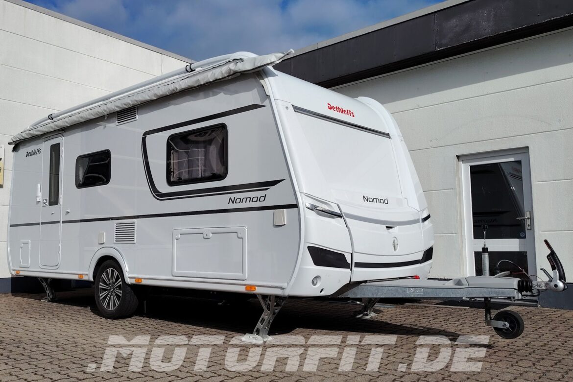 Hubstützanlage für Dethleffs Nomad Wohnwagen