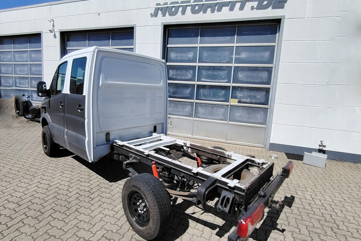 MB Sprinter W906 Auflastung und Luftfederung Allrad 4x4