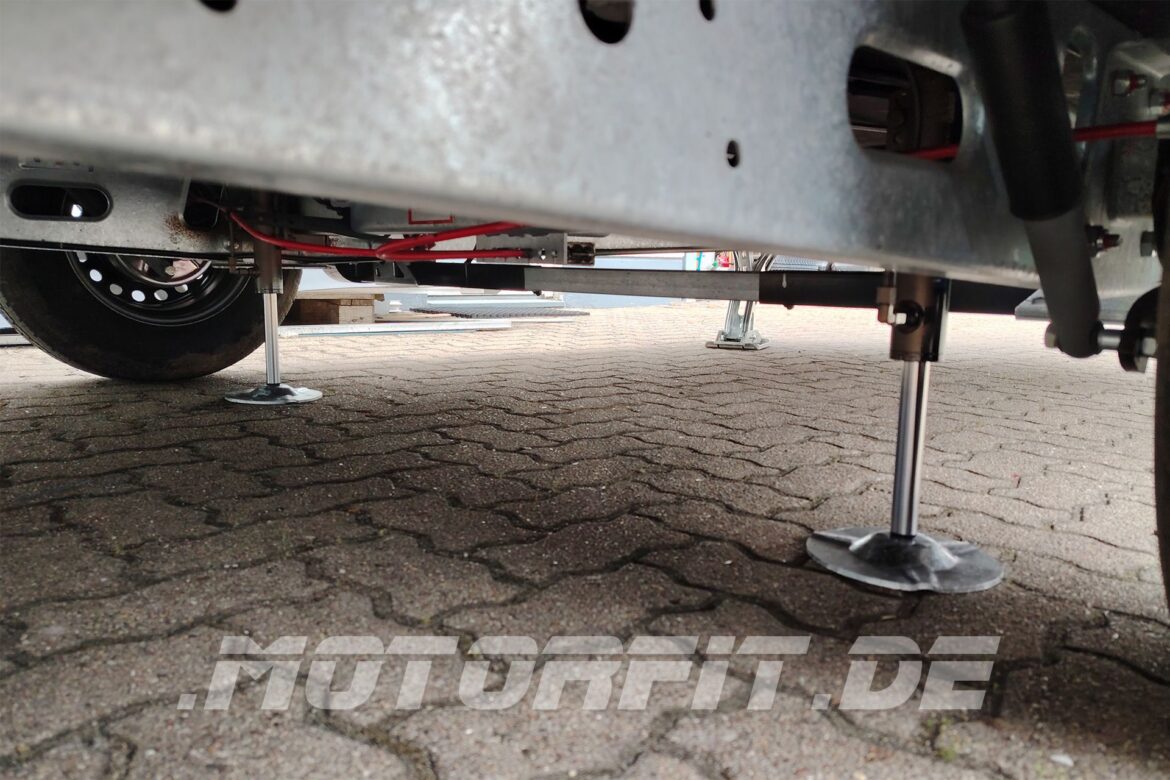 Hubstützen für Hobby 460 Wohnwagen