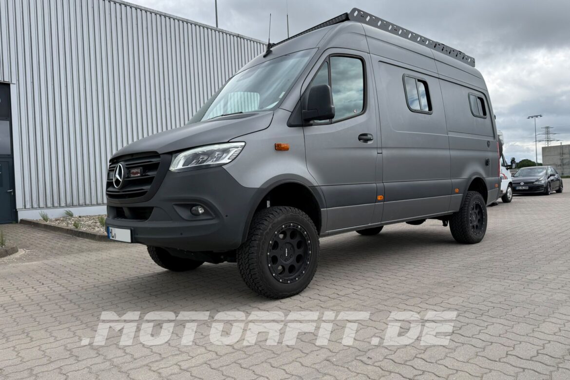 MB Sprinter W907 4x4 auflasten 4700kg Allrad