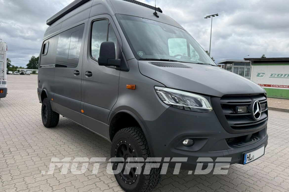 MB Sprinter W907 4x4 auflasten 4700kg Allrad