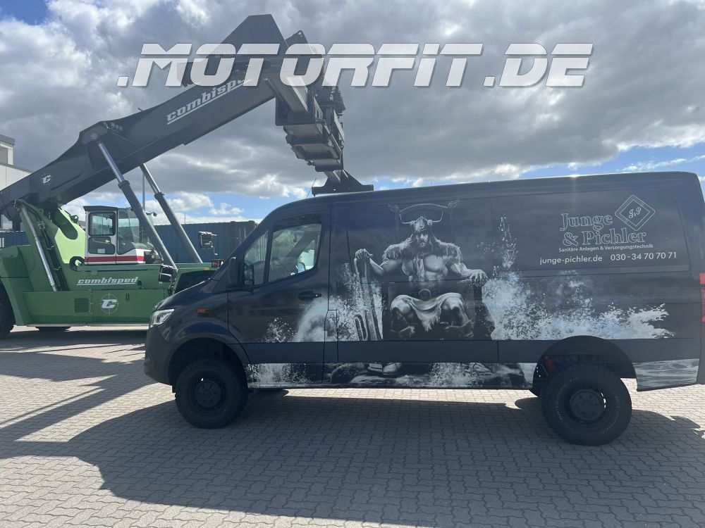 Mercedes Allrad Sprinter Luftfahrwerk W907 4x4 Fahrwerk mit Fahrzeugerhöhung 5 IMG 7132 MP SPRINTER FAHRWERK MOTORFIT de