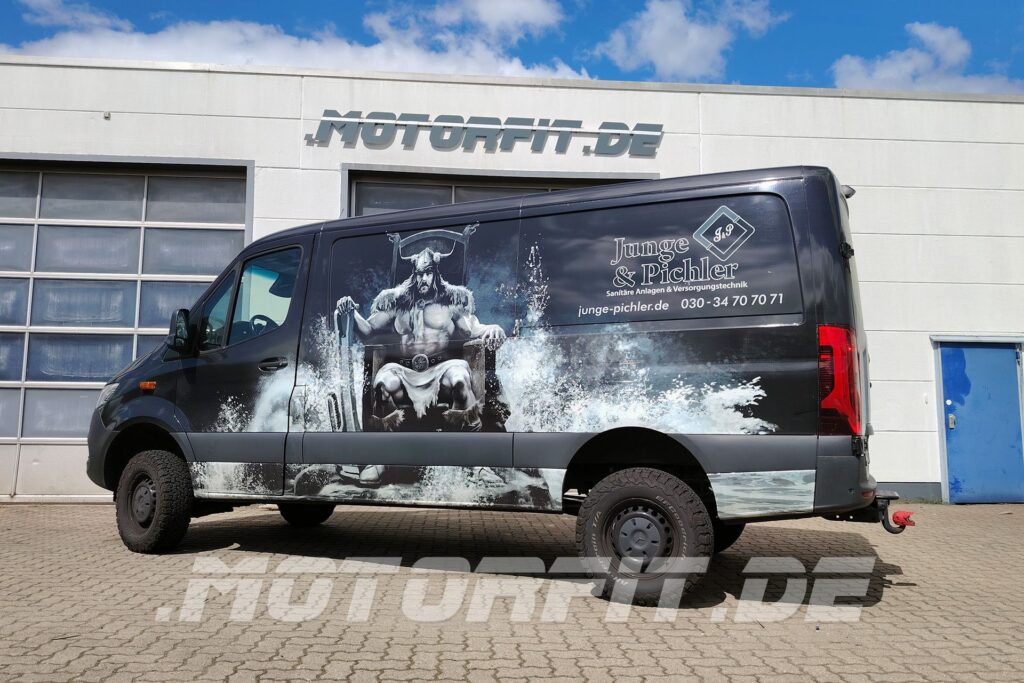 Mercedes Allrad Sprinter Luftfahrwerk W907 4x4 Fahrwerk mit Fahrzeugerhöhung 6 Mercedes Allrad Sprinter Luftfahrwerk W907 4x4